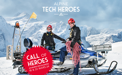 Les personnes intéressées peuvent s'inscrire aux journées découvertes « Call of Heroes » sur alpinetechheroes.ch jusqu'à mi-mars 2024.